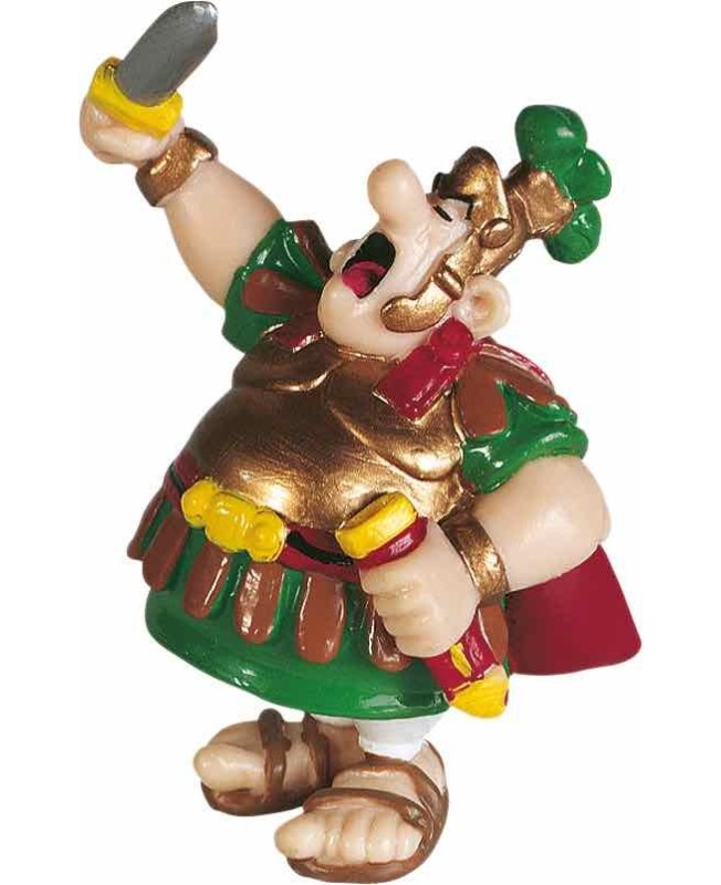 Figura plastoy asterix & obelix centurion romano con espada pvc