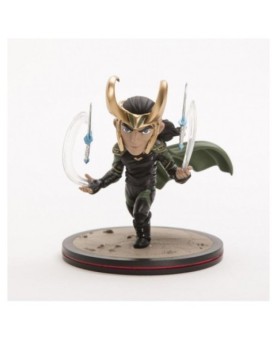 Figura quantum mechanix marvel thor ragnarok loki diorama