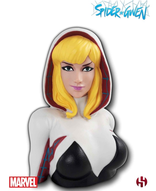 Figura hucha semic studios marvel spiderman spider - gwen deluxe