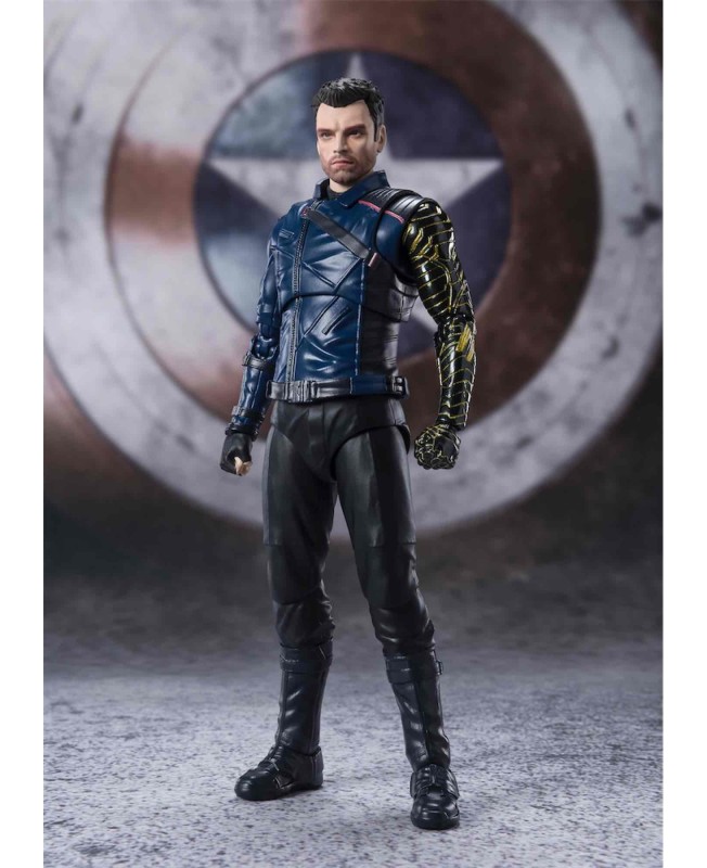 Figura tamashi nations bucky barnes figura marvel the falcon and the winter soldier s.h. figuarts