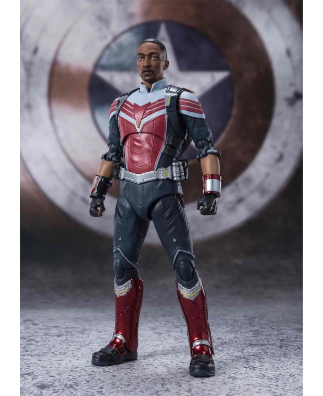 Figura tamashi nations falcon figura marvel the falcon and the winter soldier s.h. figuarts