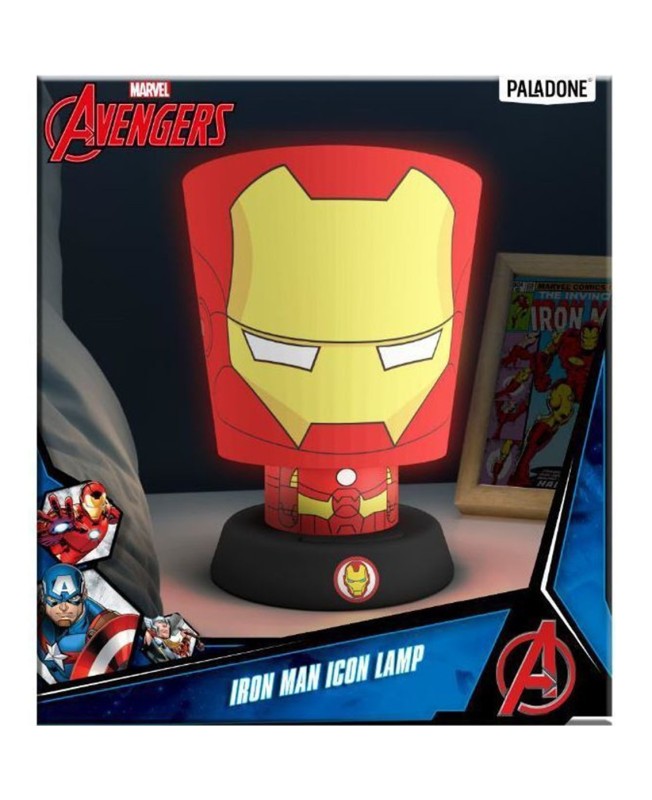 Lámpara paladone icon marvel avegers iron man 28 cm