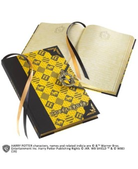 Libreta diario the noble collection harry potter hufflepuff cierre especial