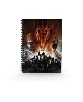 Libreta efecto 3d sd toys el señor de los anillos ejercito de mordor