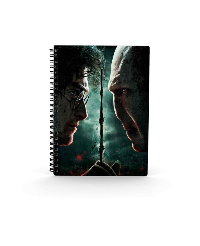 Libreta efecto 3d sd toys harry potter harry vs voldemort