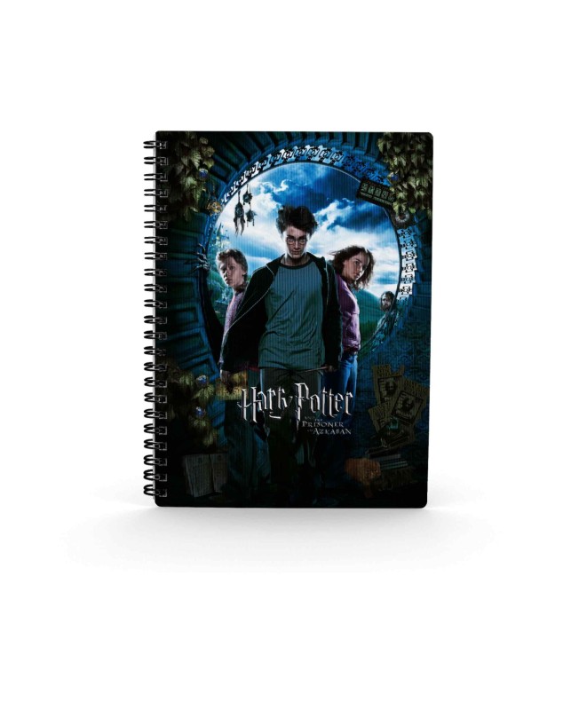 Libreta efecto 3d sd toys harry potter poster harry potter y el prisionero de azkaban