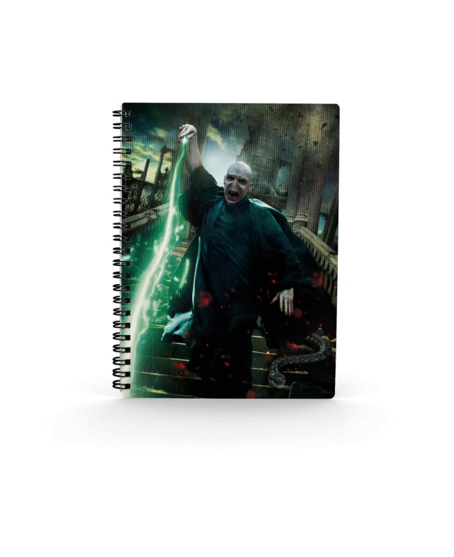 Libreta efecto 3d sd toys harry potter poster voldemort