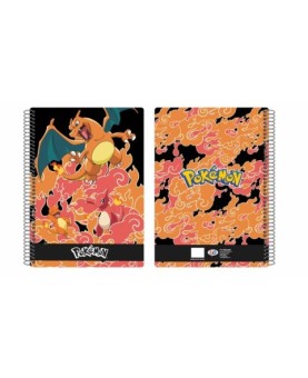 Cuaderno folio cyp brands 80 hojas pokemon charmander