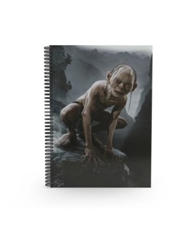 Libreta efecto 3d gollum el seor de los anillos