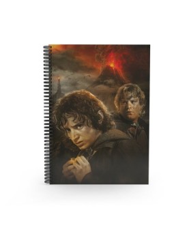 Libreta efecto 3d frodo y sam el seor de los anillos