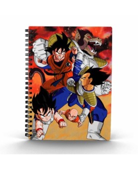 Libreta efecto 3d goku vs vegeta dragon ball z