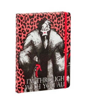 Libreta disney villanos cruella de vil