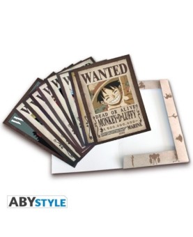 Pack 9 posters abystyle cartel ''se busca'' tripulacion de los sombrero de paja en wano