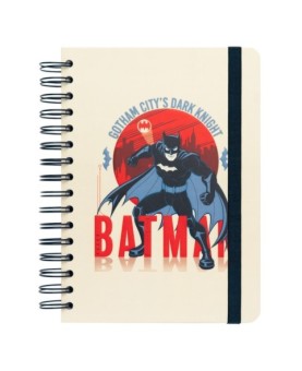 Cuaderno a5 tapa forrada dc comics batman