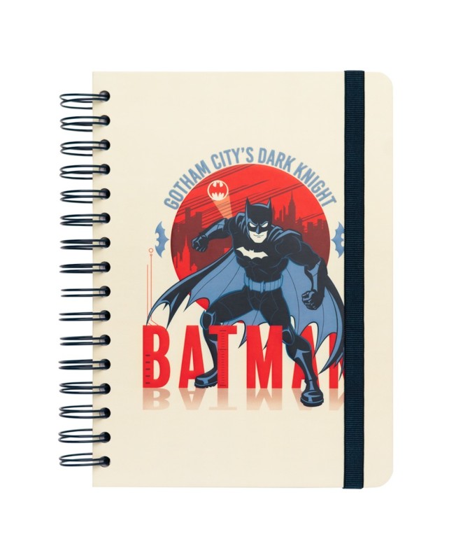 Cuaderno a5 tapa forrada dc comics batman