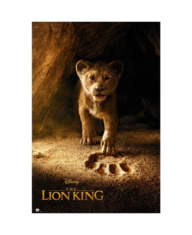 Poster disney el rey leon simba real action