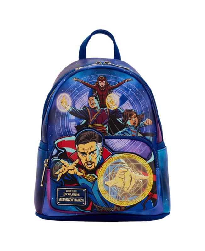 Mochila loungefly funko marvel doctor strange multiverso mini backpack