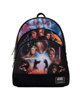 Mini mochila loungefly star wars trilogia 2