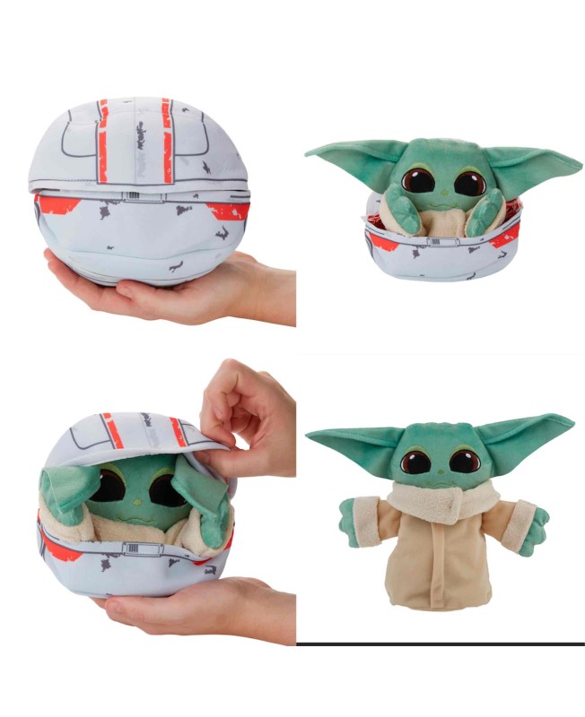 Peluche hasbro star wars the mandalorian the child baby yoda transformer