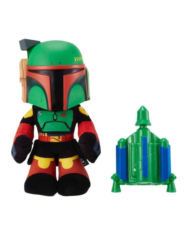 Peluche mattel star wars the book of boba fett boba fett