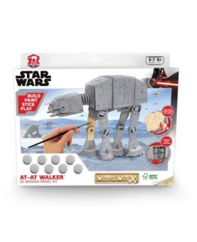 Replica madera para pintar woodwork star wars at - at walker del imperio