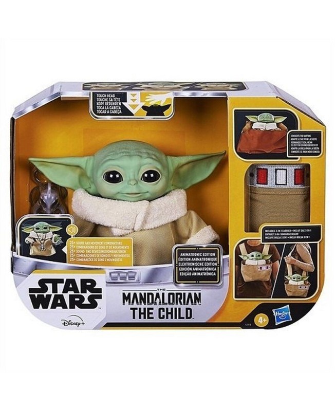 Replica figura animatronica hasbro the mandalorian baby yoda