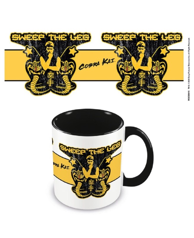 Taza pyramid karate kid cobra kai sweep the leg negro