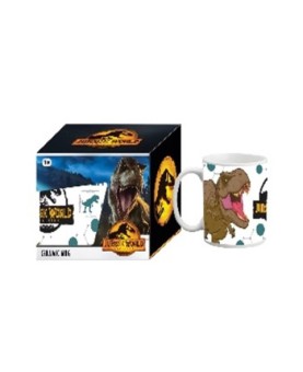 Taza gb eye ceramica jurrasic world en caja regalo