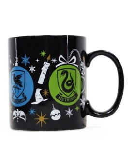 Taza half moon bay harry potter houses baubles 400ml