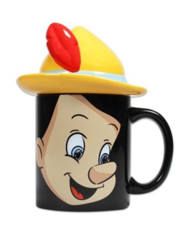 Taza 3d half moon bay disney pinocho 400ml