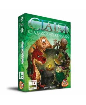 Juego de mesa claim refuerzos: mercenarios pegi 10