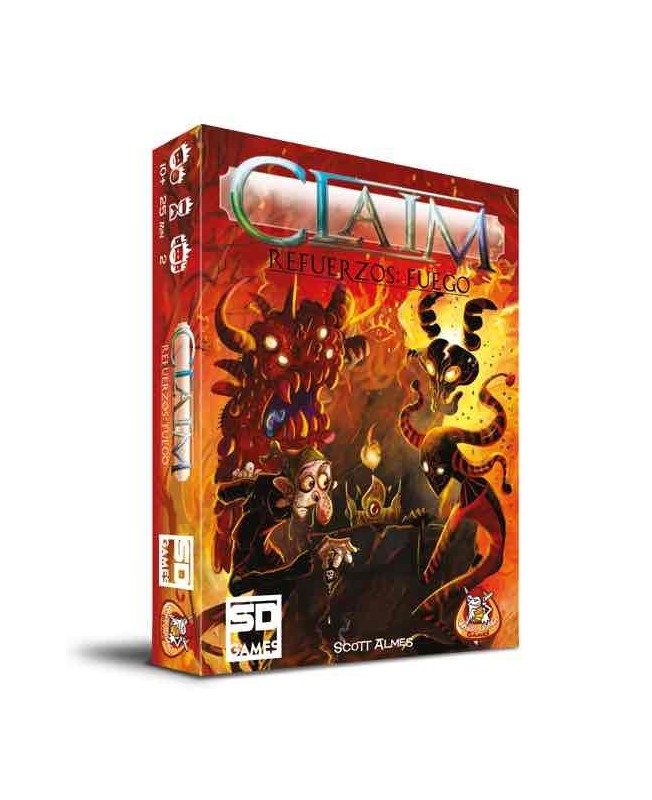 Juego de mesa claim refuerzos: fuego pegi 10