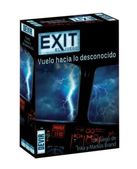 Juego de mesa devir exit 15 vuelo hacia lo desconocido