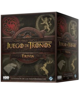 Juego de mesa asmodee juego de tronos trivia temporada 5 - 8 pegi 18