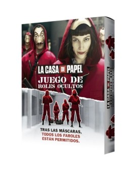 Juego de mesa asmodee la casa de papel: roles ocultos pegi 14