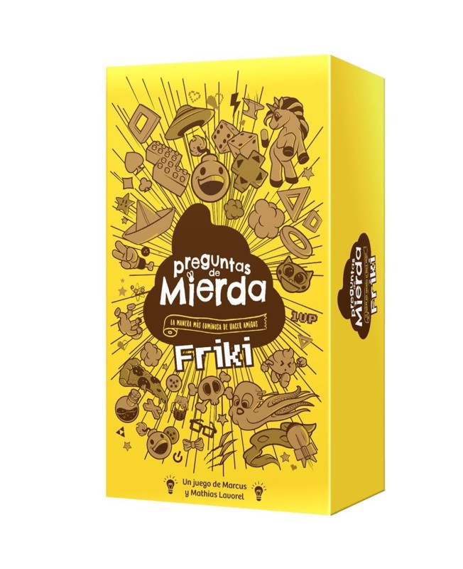 Juego de mesa asmodee preguntas de mierda friki pegi 16