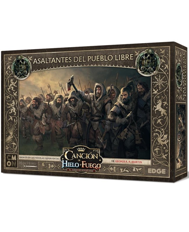 Juego de mesa asmodee cancion de hielo y fuego: asaltantes del pueblo libre pegi 14