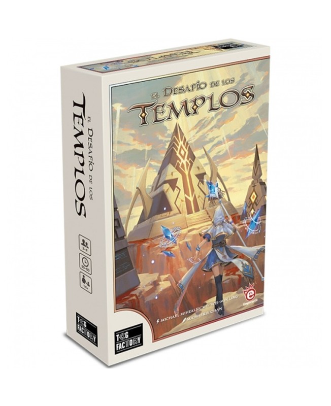 Juego de mesa el desafio de los templos en español