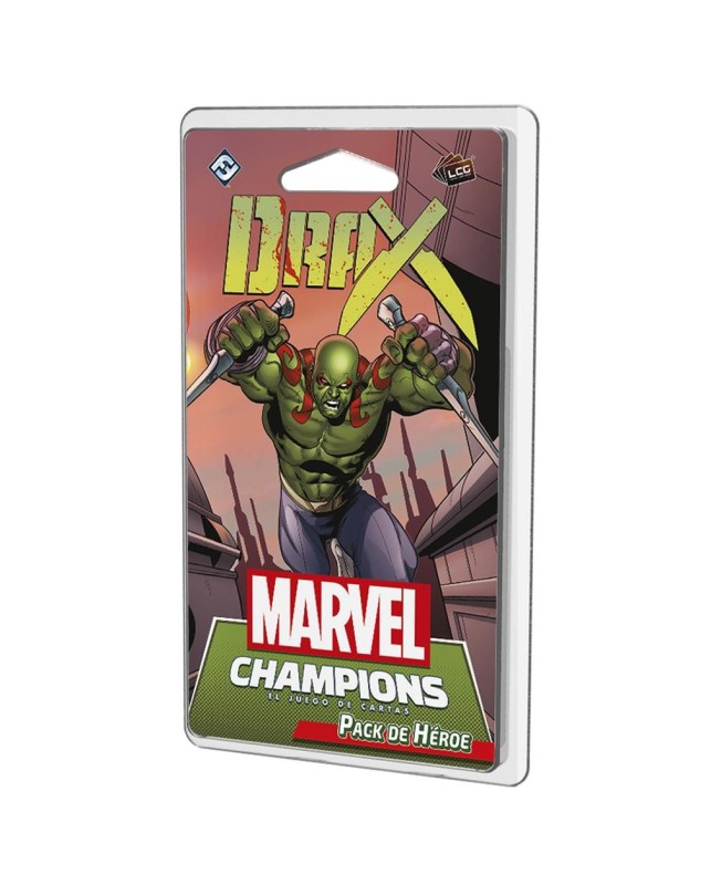 Juego de mesa marvel champions: drax 60 cartas pegi 14