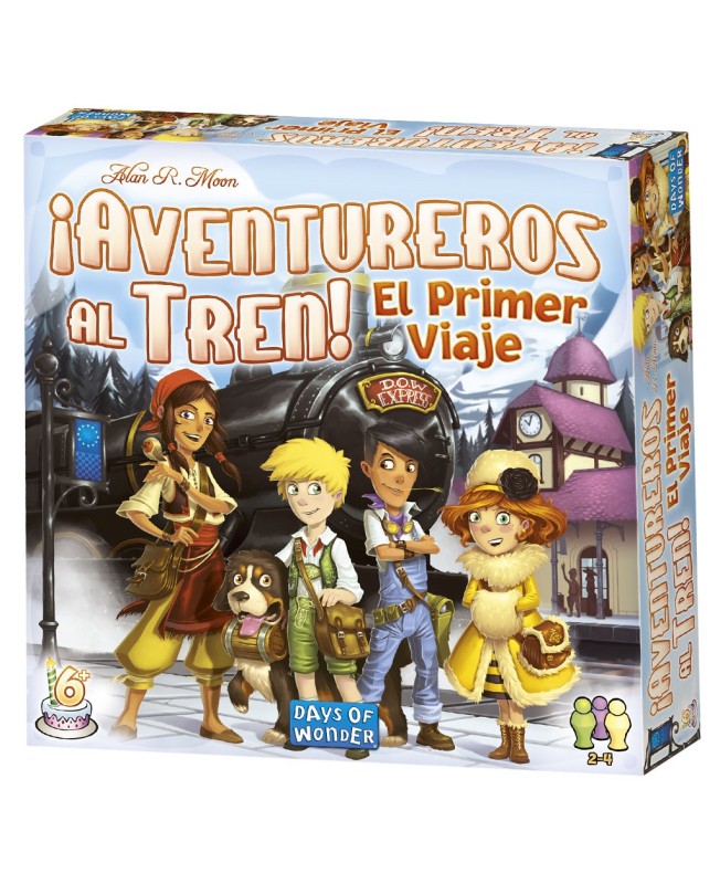 Juego de mesa ¡aventureros al tren! el primer viaje pegi 6