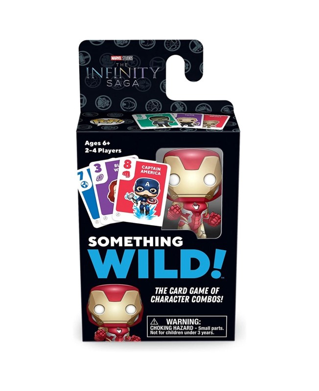 Juego de mesa funko something wild! marvel infinity saga iron man pegi 6 60495