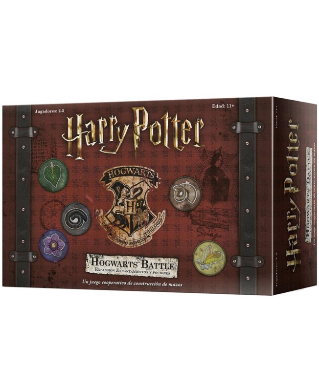 Juego de mesa harry potter hogwarts battle encantamiento pociones pegi 11