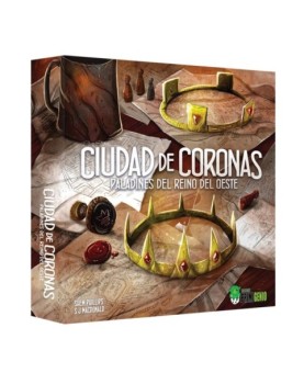 Juego de mesa paladines del reino del oeste: ciudad de coronas pegi 12