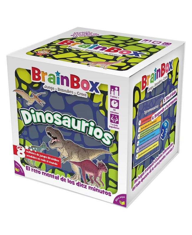 Juego de mesa brainbox dinosaurios pegi 5