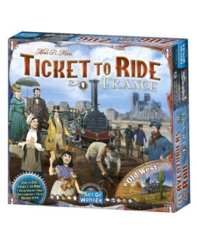 Juego de mesa aventureros al tren francia (+ el viejo oeste) pegi 8