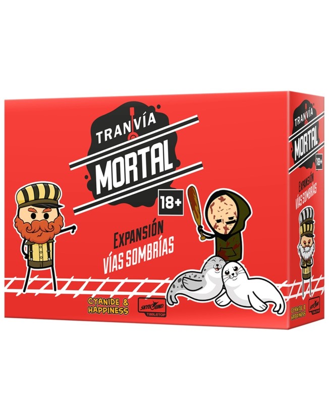 Juego de mesa tranvia mortal expansion vias sombrias pegi 18