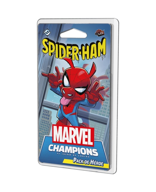 Juego de mesa marvel champions spider - ham pegi 14