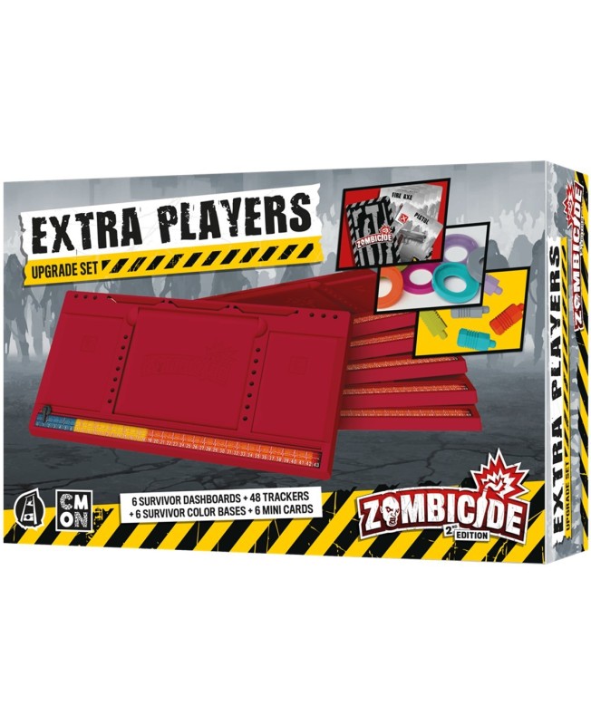 Juego de mesa zombicide 2e jugadores extra upgrade set pegi 14