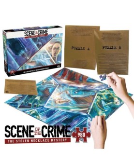 Juego de mesa puzzle escena del crimen la casa de los espejos