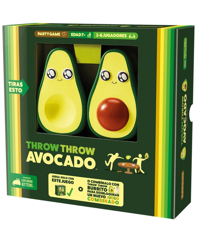 Juego de mesa throw throw avocado pegi 7